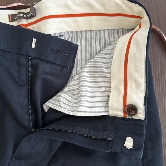 DOCKERS MENS PANTS NAVY D4 RELATED FIT STRAIGHT LEG TROUSERS COTTON NEW 30 X 30 - Picture 5 of 10